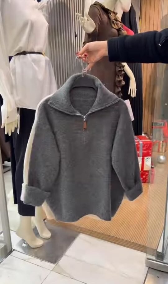 Cozy Half-Zip Fleece Pullover for Kids - Image 3