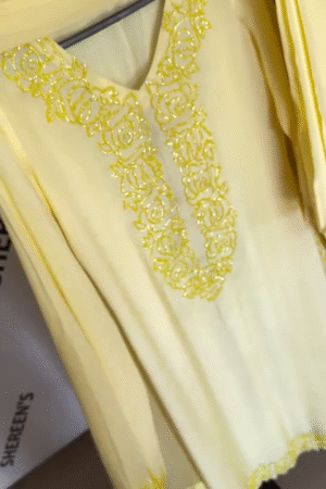 New Designer Party Wear Look – Heavy Embroidery Work Ready-to-Wear Stitched Suit