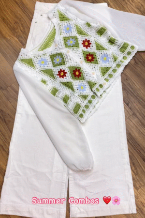 Women’s Crochet Mixed Fabric Top – Boho Elegance Meets Everyday Chic