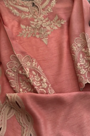 Roman Kurti 3-Piece Handwork Stylish Set with Fancy Dupatta & Full Sleeves Handwork