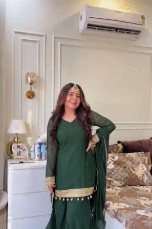 Fancy Blooming Fox Kurti Bottom Set