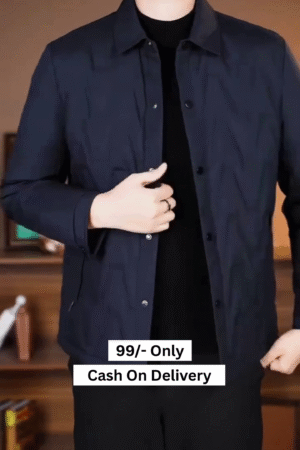 Mens Jacket Lightweight Spring Fall Warm Coat Business Casual windbreaker Jacket Quilted jackets for Men