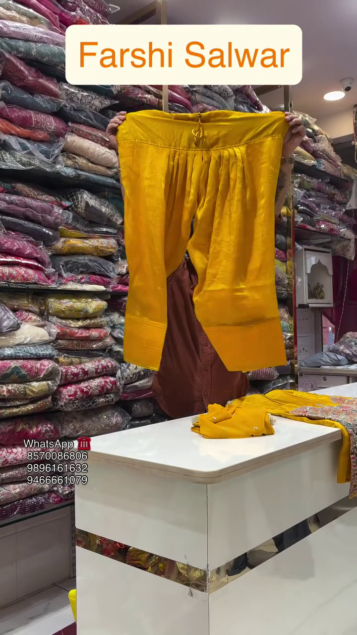yellow blue pink haldi mehendi Shrug dress - Image 7