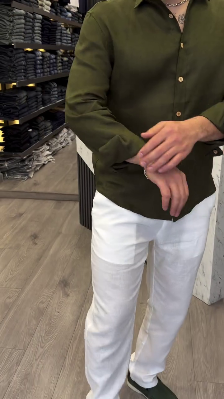 Cotton Shirt for Men Casual Full Sleeves Cotton Shirt - Image 6