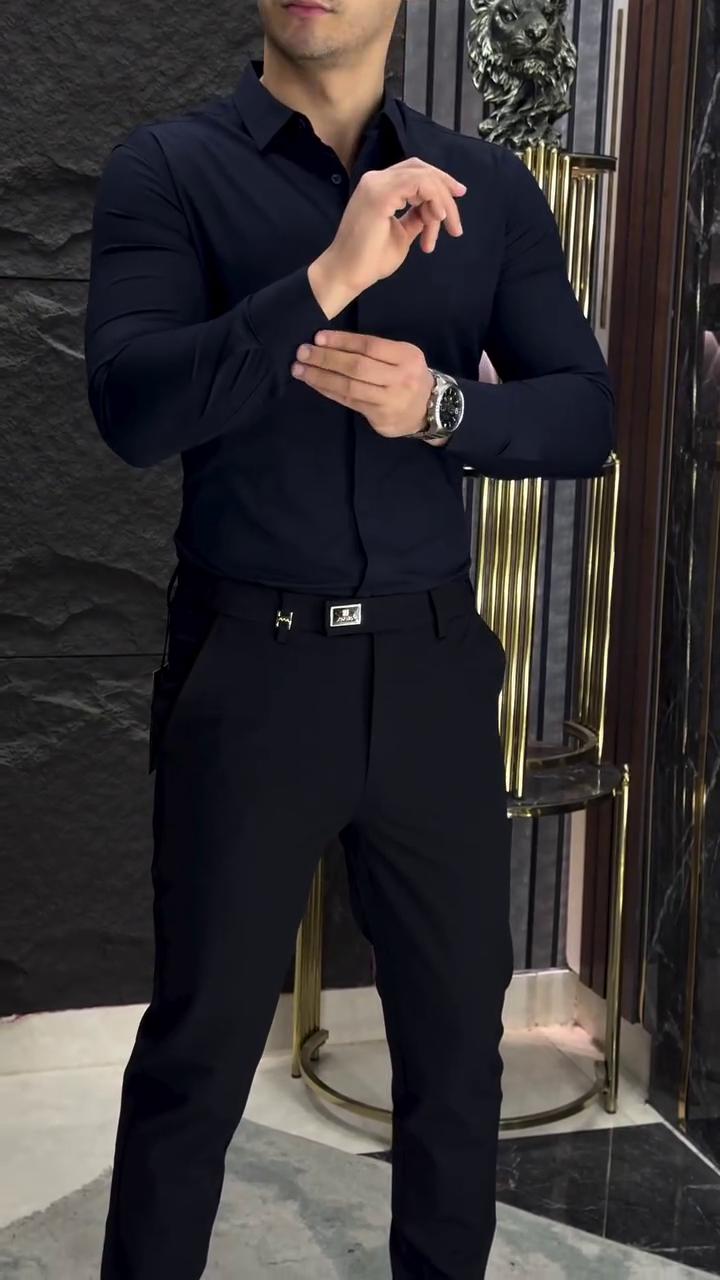 Men's Slim Fit Casual Shirt - Image 6