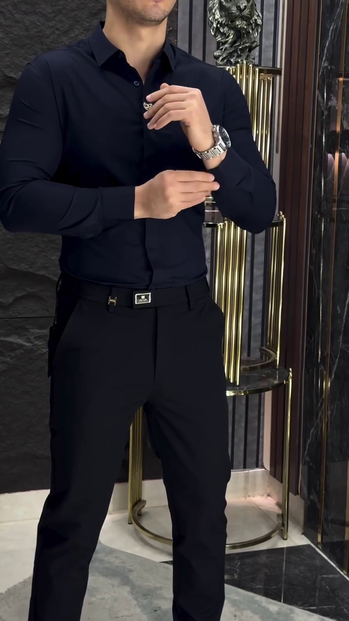 Men's Slim Fit Casual Shirt - Image 5