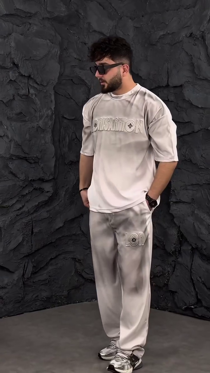 Pure Cotton Oversized T-Shirt & Joggers Co-Ords - Image 10