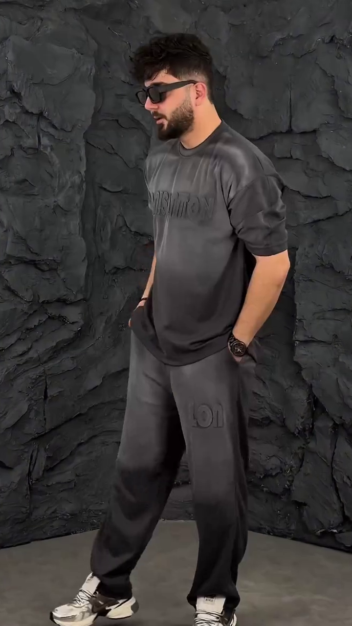 Pure Cotton Oversized T-Shirt & Joggers Co-Ords - Image 7