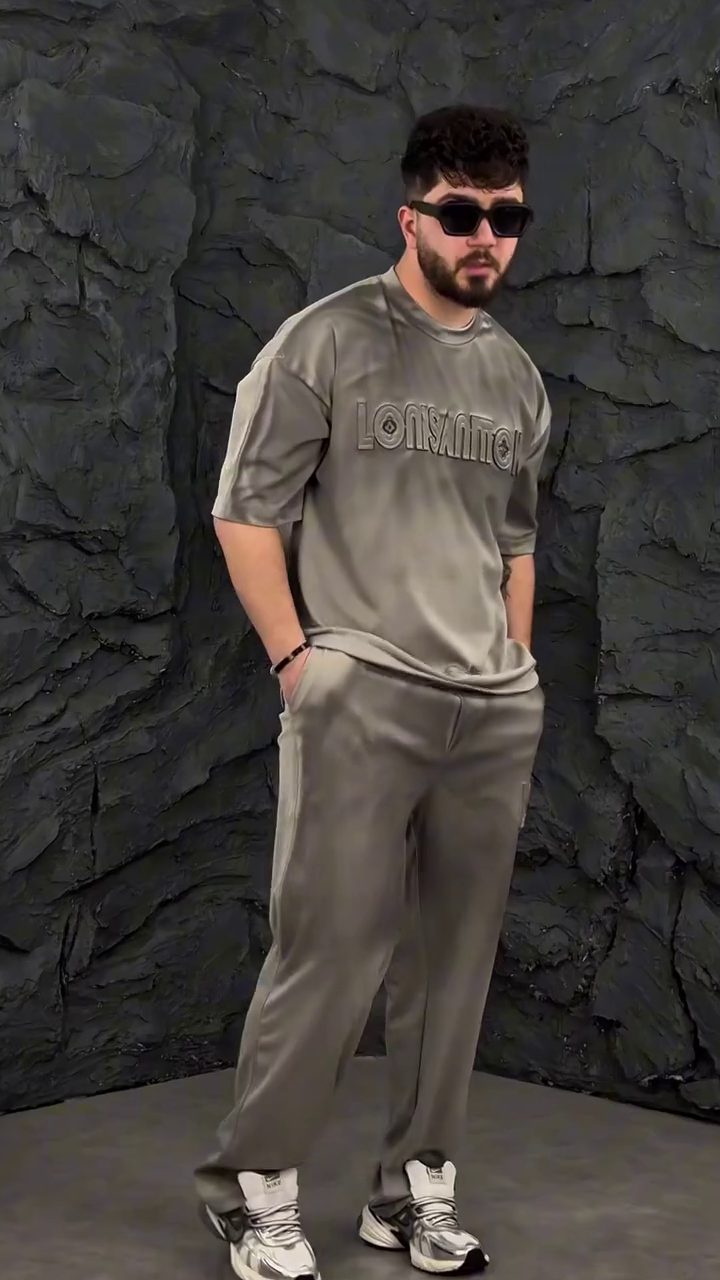 Pure Cotton Oversized T-Shirt & Joggers Co-Ords - Image 6