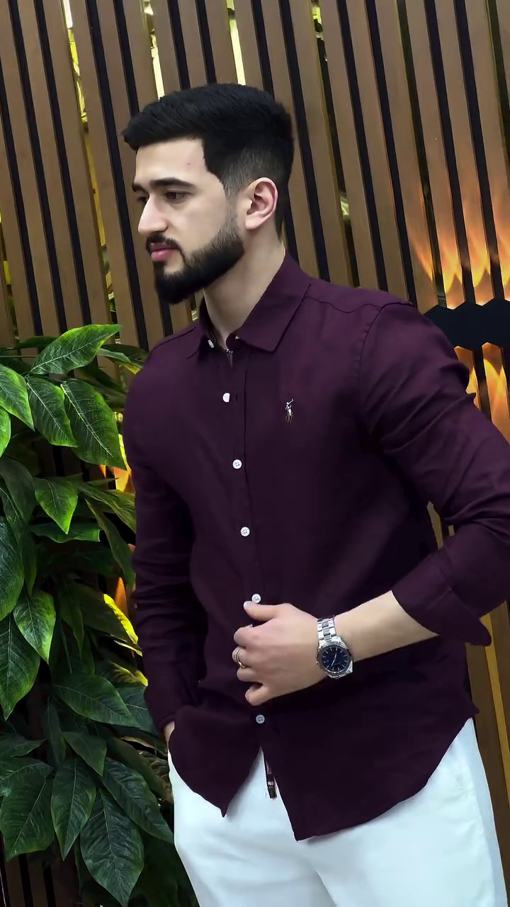 Pure Cotton Tailored Fit Casual Shirt - Image 2