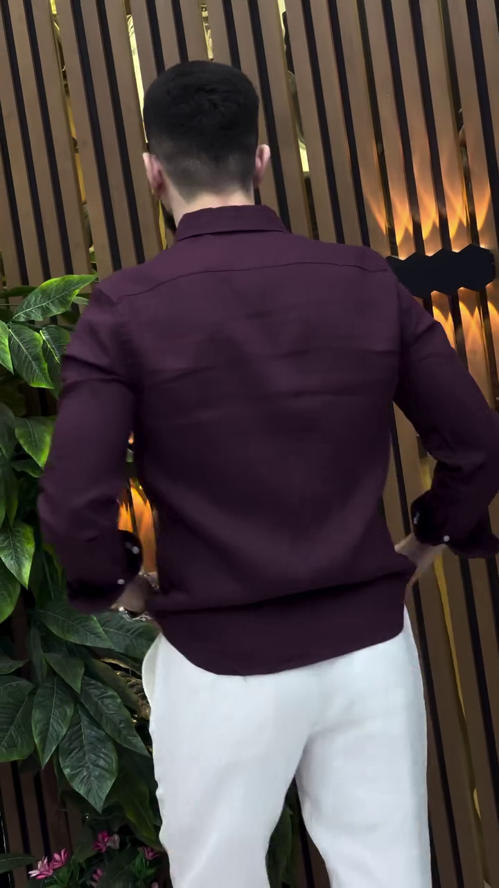 Pure Cotton Tailored Fit Casual Shirt - Image 5