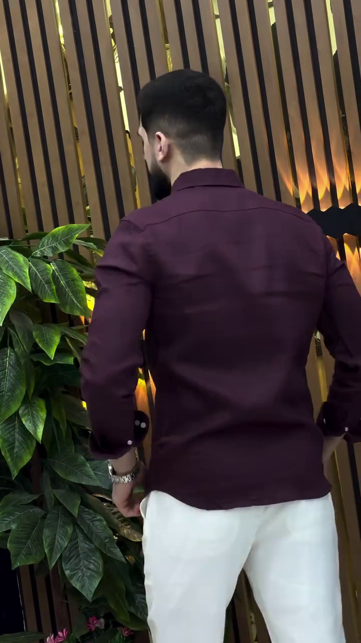 Pure Cotton Tailored Fit Casual Shirt - Image 4