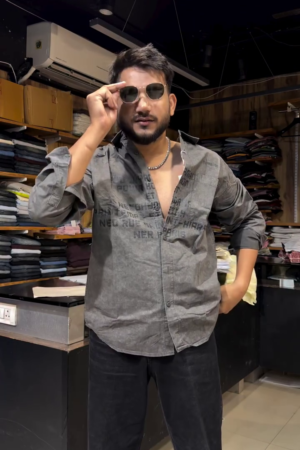 Men Printed Slim Fit Casual Shirt