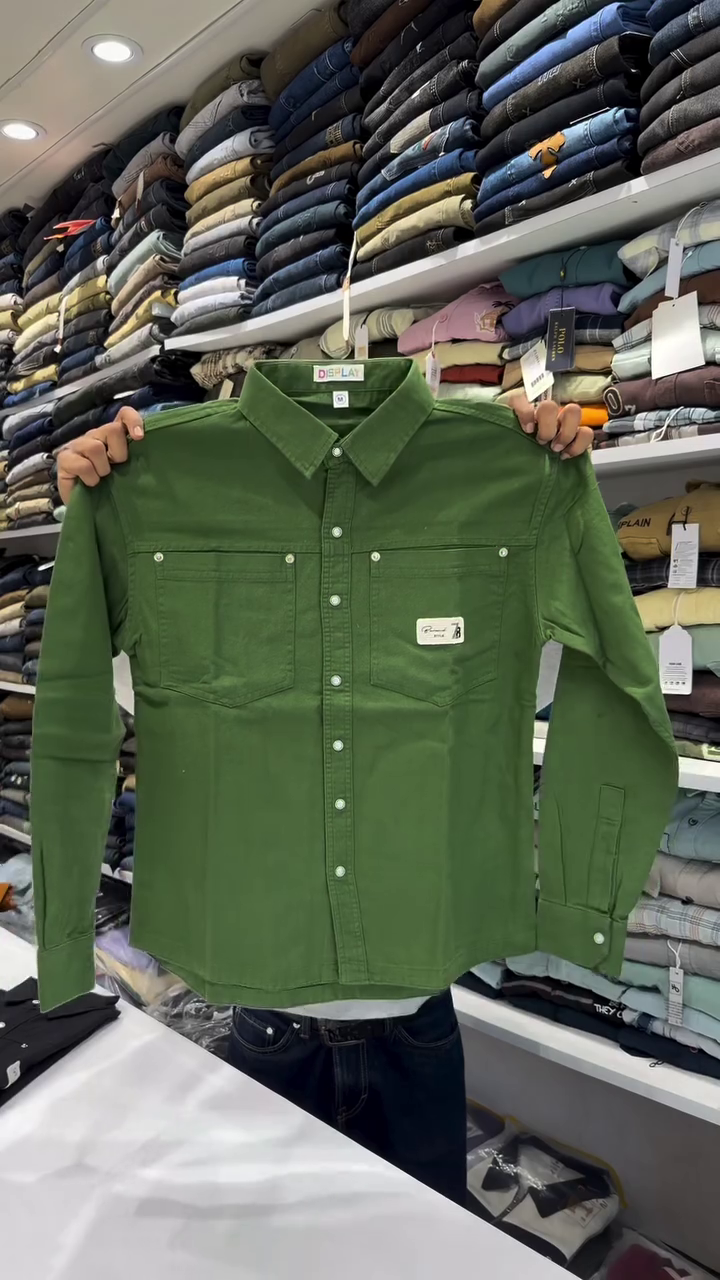 Drop-Shoulder Sleeves Oversized Casual Shirt - Image 6